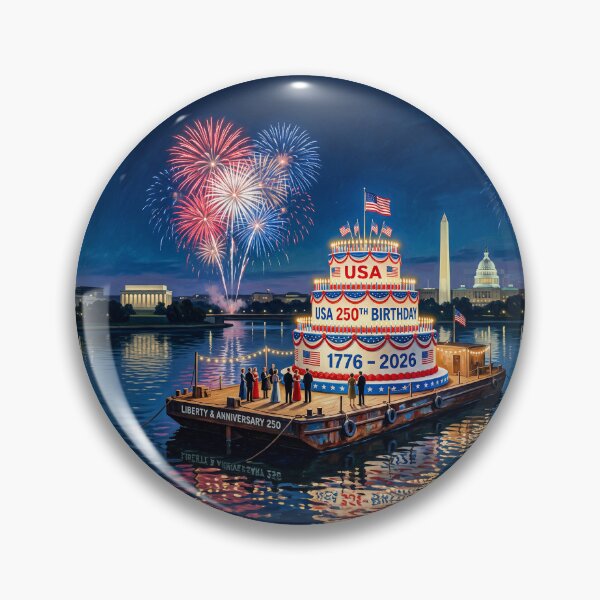Item preview, USA 250 Anniversary Cake Celebration designed and sold by Home Decor Art.