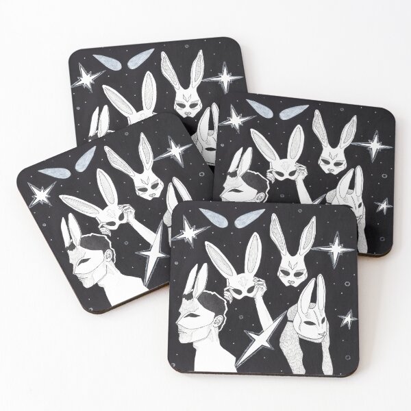 Item preview, Starry Night Rabbit Masks designed and sold by hazyframe.