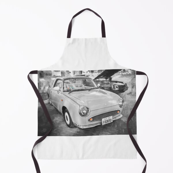 Item preview, Monochrome 1991 Nissan Figaro Boutique JDM Coupe Fine Art Poster designed and sold by RichFrancoCars.