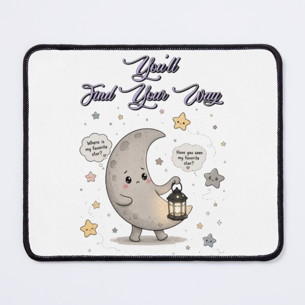 Item preview, Cute Moon Looking For Favorite Star Whimsical Poster designed and sold by Miheerala.