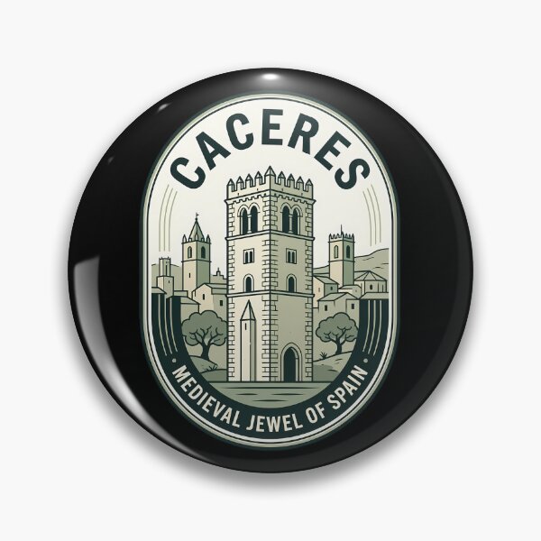 Item preview, Caceres Spain Medieval Jewel Vintage Travel Emblem designed and sold by k3rstman1.