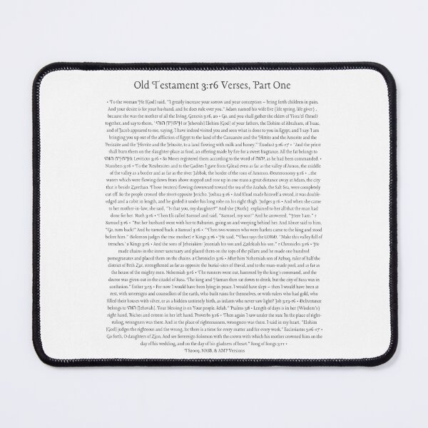 Item preview, Bible Verses 3:16 designed and sold by PaleandTragic.