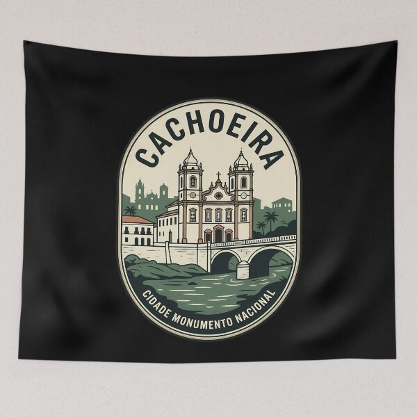 Item preview, Cachoeira Bahia Brazil Vintage Travel Emblem designed and sold by k3rstman1.