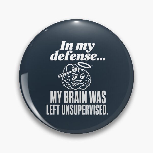 Item preview, My Defense Brain Unsupervised Cool ADHD Humor t-shirt  designed and sold by Mosidrip.