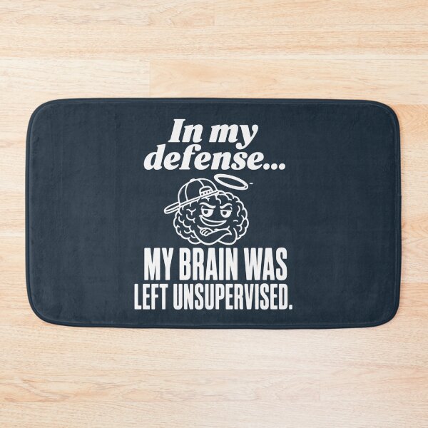 Item preview, My Defense Brain Unsupervised Cool ADHD Humor t-shirt  designed and sold by Mosidrip.