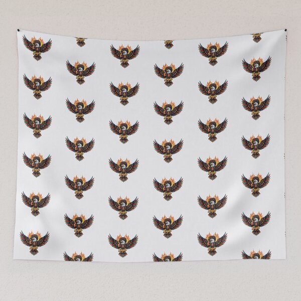 Item preview, Flaming Eagle Tribal Spirit Wings Art designed and sold by BrandGold.