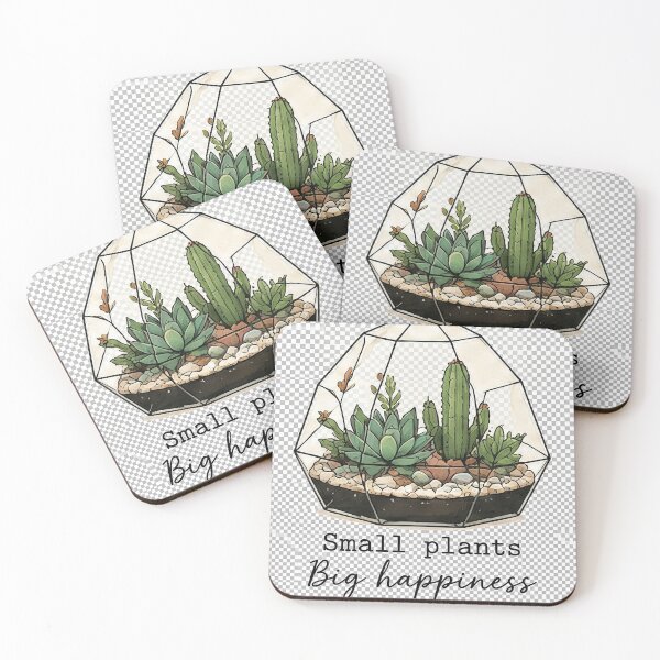 Item preview, Small Plants Big Happiness | Terrarium Design designed and sold by Sara-Ai.