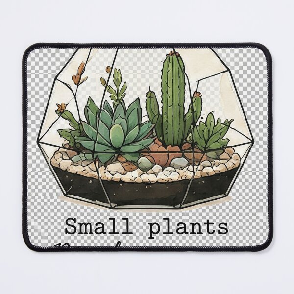 Item preview, Small Plants Big Happiness | Terrarium Design designed and sold by Sara-Ai.