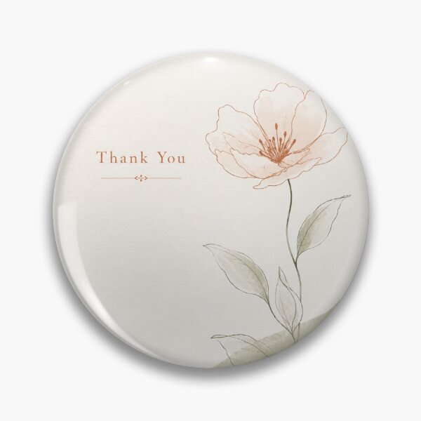 Item preview, Elegant botanical thank-you card design designed and sold by AmbiM.