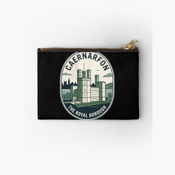 Item preview, Caernarfon Castle Wales Vintage Travel Emblem designed and sold by k3rstman1.