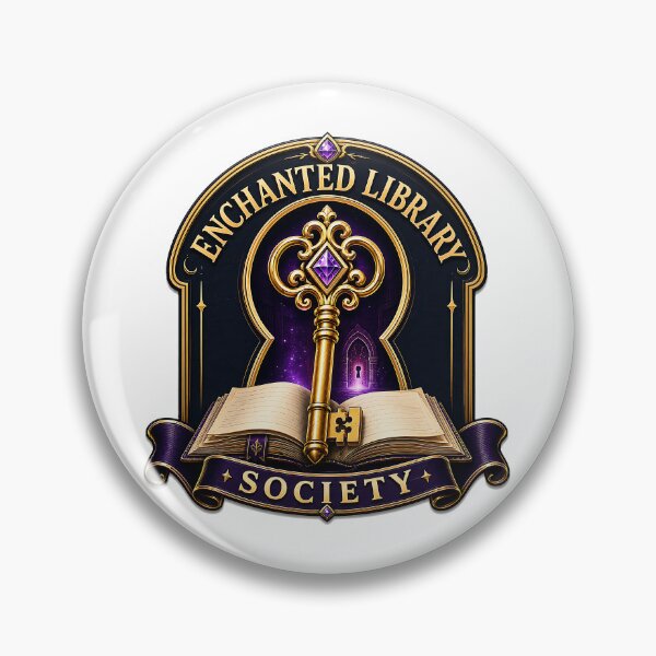 Item preview, Enchanted Library Society – Fantasy Reader Book Lover Design designed and sold by Digital Culture Studio.