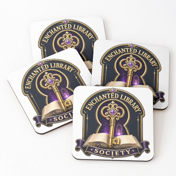 Item preview, Enchanted Library Society – Fantasy Reader Book Lover Design designed and sold by Digital Culture Studio.