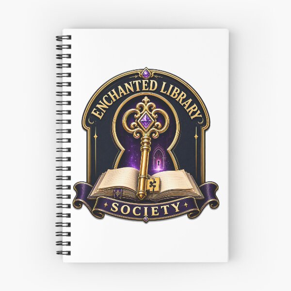 Item preview, Enchanted Library Society – Fantasy Reader Book Lover Design designed and sold by Digital Culture Studio.