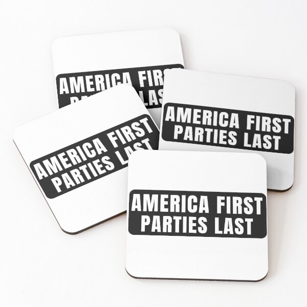 Item preview, America First Parties Last designed and sold by INFINITYGUY ⭐⭐⭐⭐⭐.