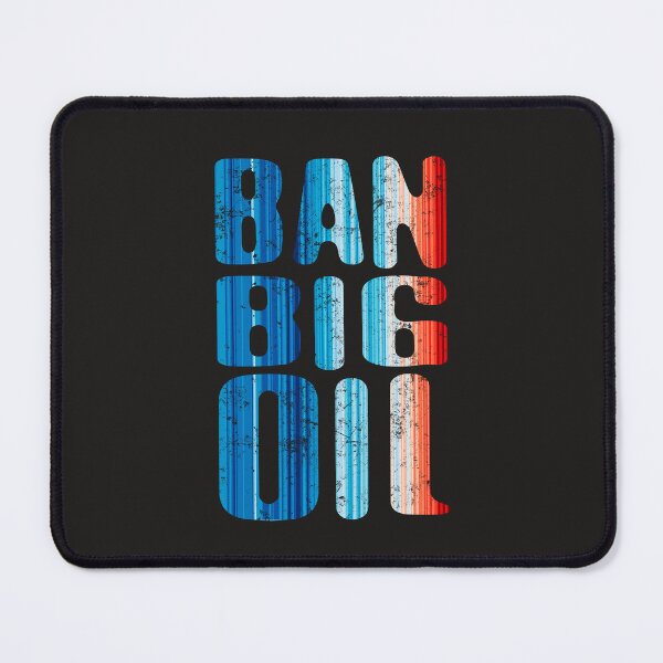 Item preview, Climate Change Stripes - Ban Big Oil designed and sold by Frank J. Art.