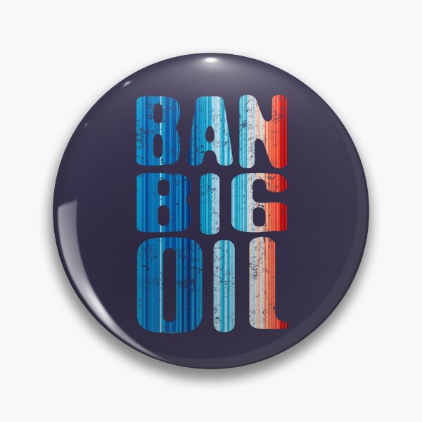 Item preview, Climate Change Stripes - Ban Big Oil designed and sold by Frank J. Art.