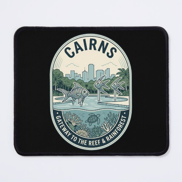 Item preview, Cairns Gateway to the Reef Vintage Travel Emblem designed and sold by k3rstman1.