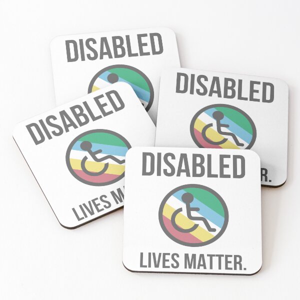 Item preview, Disabled lives matter. designed and sold by Rachel the Artist .