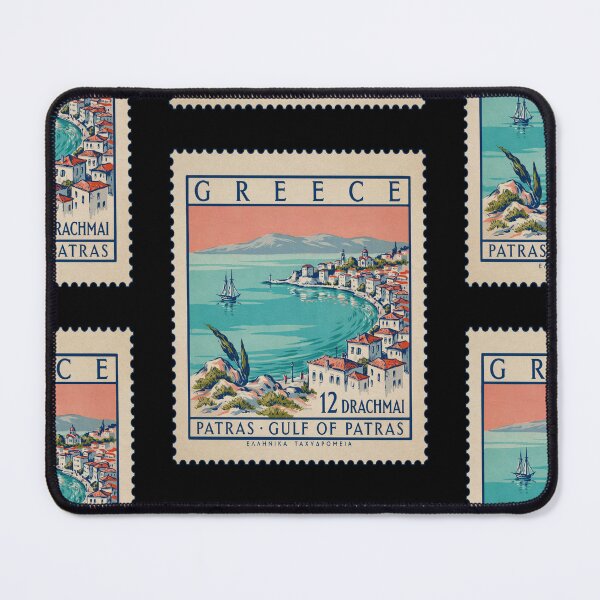 Item preview, Patras Greece Gulf of Patras Postage Stamp Sticker designed and sold by stickercuffs.