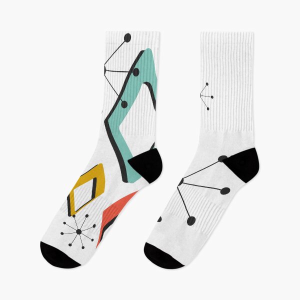 Item preview, Abstract retro geometric diamonds with starburst shapes designed and sold by Rue Market.