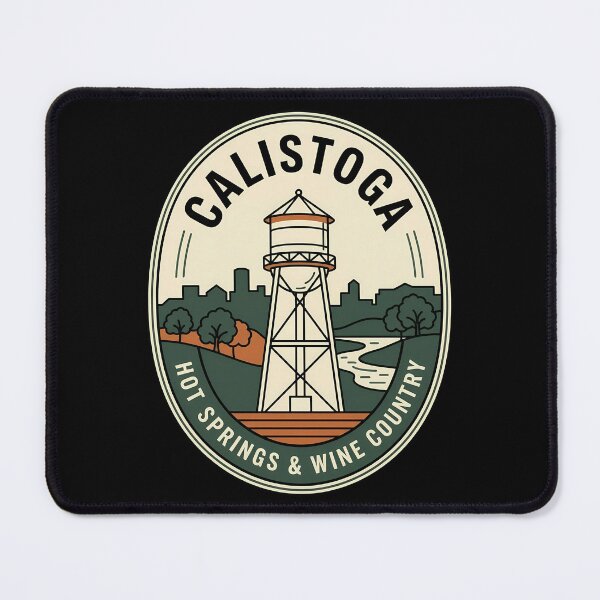Item preview, Calistoga Hot Springs Vintage Travel Emblem designed and sold by k3rstman1.