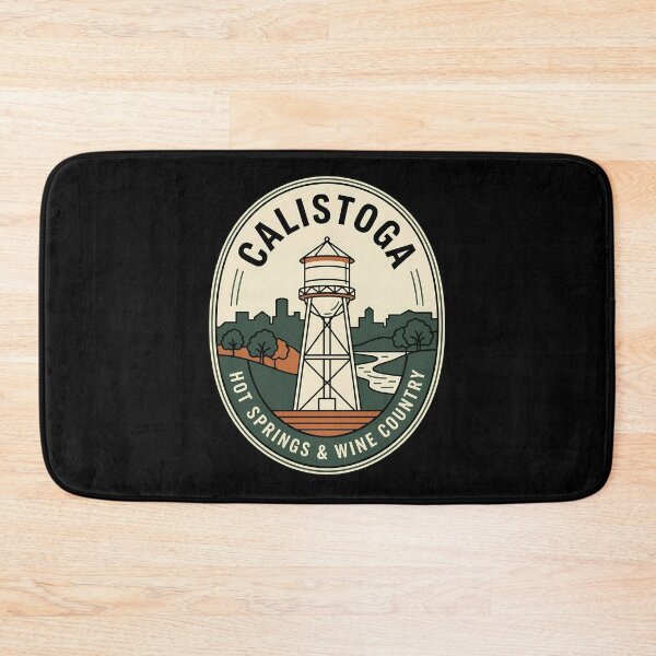 Item preview, Calistoga Hot Springs Vintage Travel Emblem designed and sold by k3rstman1.