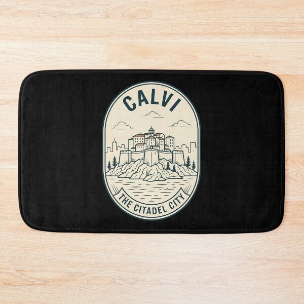 Item preview, Calvi Corsica France Vintage Travel Emblem Citadel City designed and sold by k3rstman1.