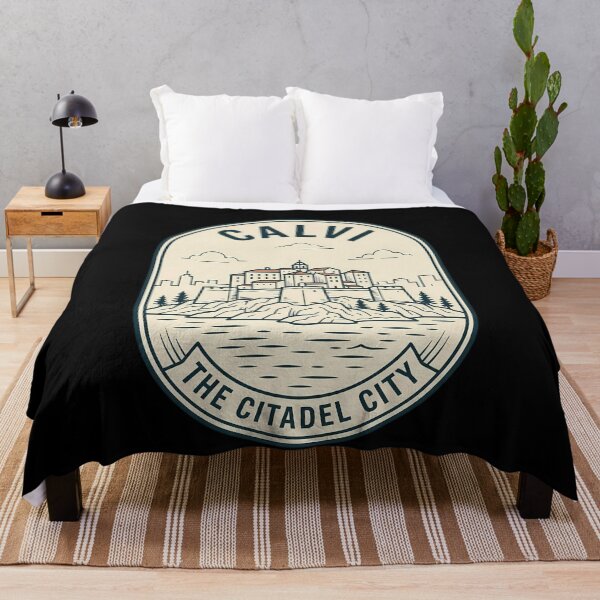 Item preview, Calvi Corsica France Vintage Travel Emblem Citadel City designed and sold by k3rstman1.
