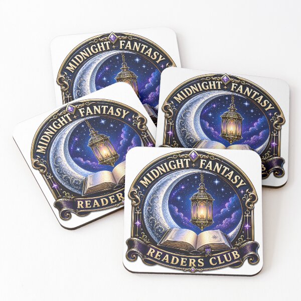 Item preview, Midnight Fantasy Readers Club – Moonlit Book Lover Design designed and sold by Digital Culture Studio.