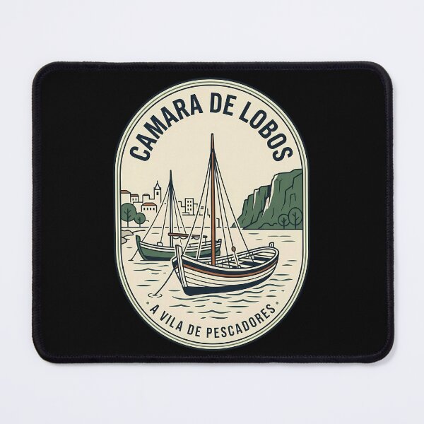 Item preview, Camara De Lobos Madeira Vintage Travel Emblem designed and sold by k3rstman1.