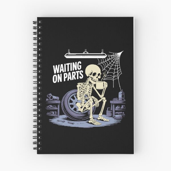 Item preview, Waiting On Parts Skeleton ,Funny Mechanic , Auto Repair ,Garage ,Car Lover designed and sold by BornBorn.