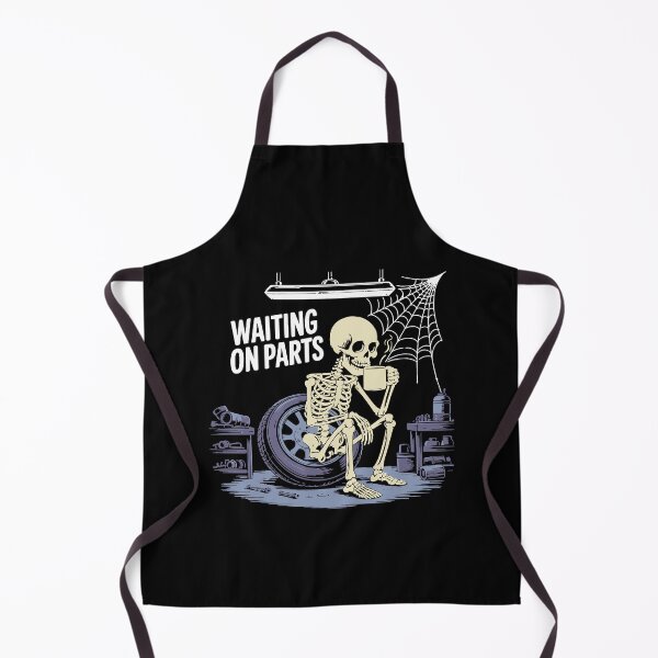 Item preview, Waiting On Parts Skeleton ,Funny Mechanic , Auto Repair ,Garage ,Car Lover designed and sold by BornBorn.