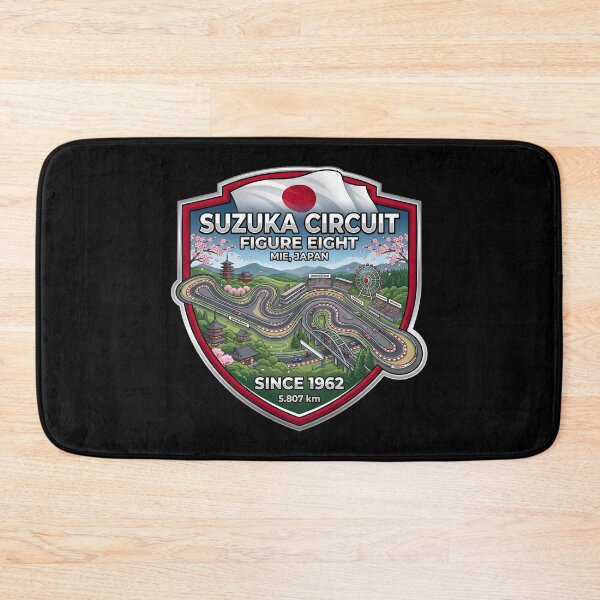 Item preview, Suzuka Circuit Iconic Figure Eight Racing Destination designed and sold by enzoade.