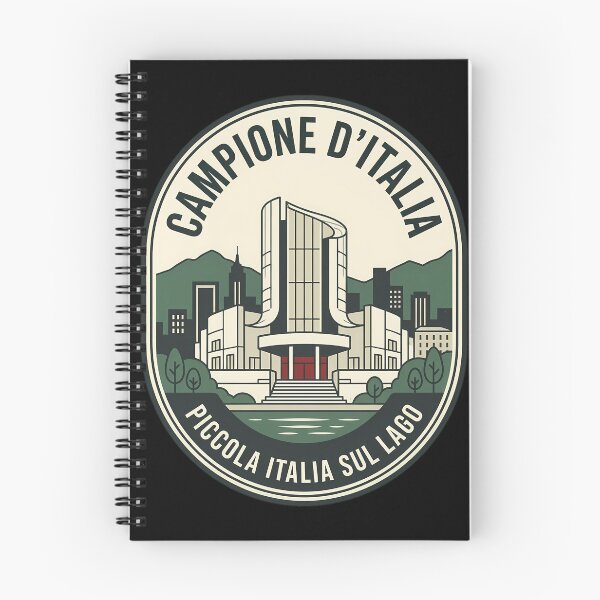 Item preview, Campione d'Italia Vintage Travel Emblem designed and sold by k3rstman1.