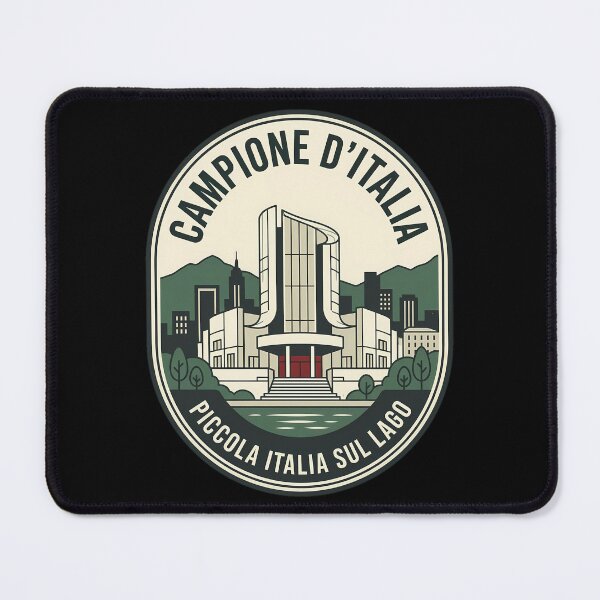 Item preview, Campione d'Italia Vintage Travel Emblem designed and sold by k3rstman1.
