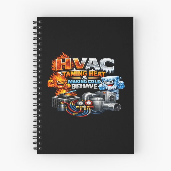 Item preview, HVAC Technician Art - Taming Heat & Making Cold Behave Funny HVAC Design designed and sold by FrozenHeat97.