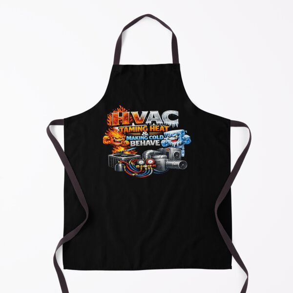 Item preview, HVAC Technician Art - Taming Heat & Making Cold Behave Funny HVAC Design designed and sold by FrozenHeat97.