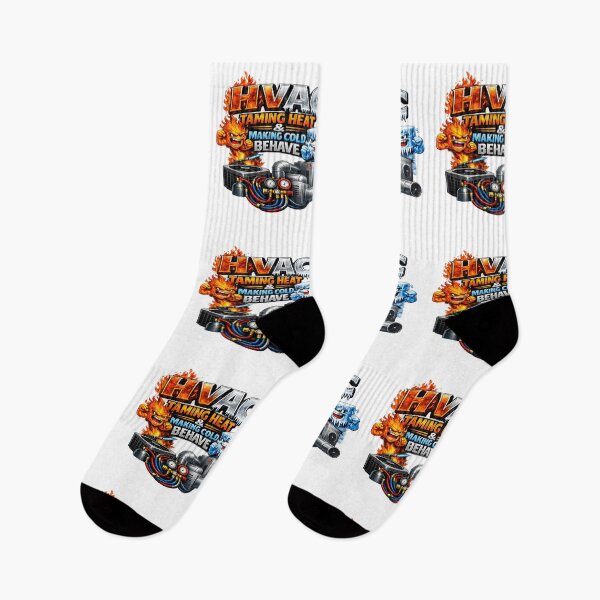 Item preview, HVAC Technician Art - Taming Heat & Making Cold Behave Funny HVAC Design designed and sold by FrozenHeat97.