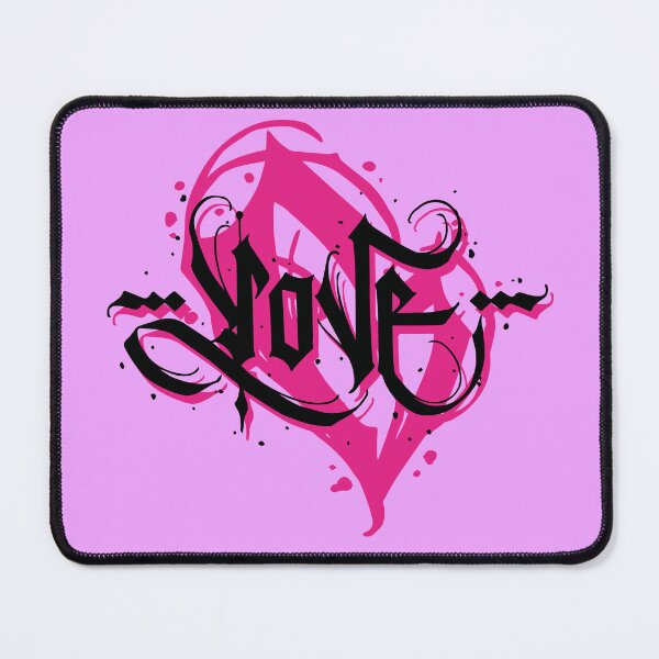 Item preview, LOVE CALLIGRAPHY LETTERS WITH HEART FOR LOVERS designed and sold by Plant On Demand.