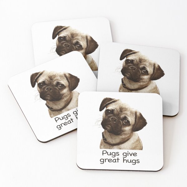 Item preview, Pugs give great hugs Proceeds go to animal charities and rescues designed and sold by AnimalFriends1.