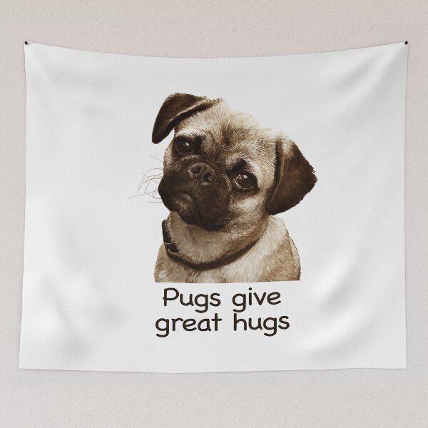 Item preview, Pugs give great hugs Proceeds go to animal charities and rescues designed and sold by AnimalFriends1.