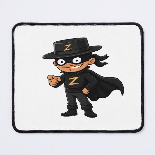 Item preview, Zorro Fan Art – Cute Cartoon Hero designed and sold by Mother Daughter Drawings .