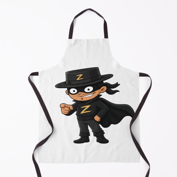 Aperçu de l'œuvre Fan art de Zorro – Héros de dessin animé mignon créée et vendue par Mother Daughter Drawings .