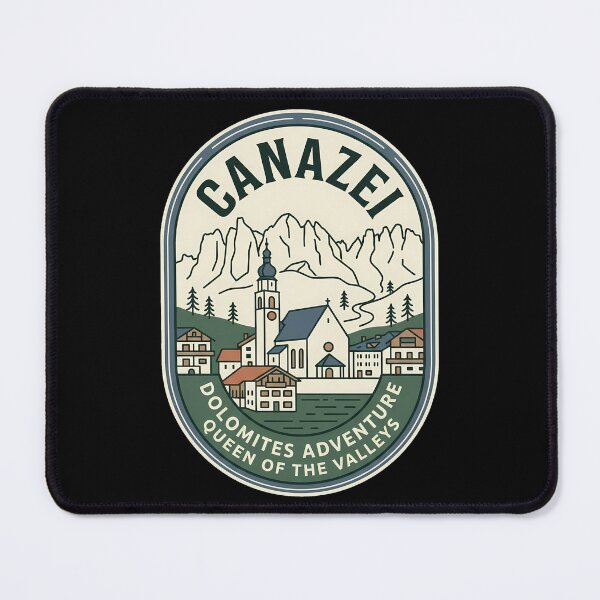 Item preview, Canazei Dolomites Vintage Travel Emblem designed and sold by k3rstman1.