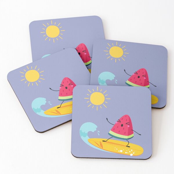 Item preview, Cute Surfing Watermelon Summer Art designed and sold by A touch of creativity.