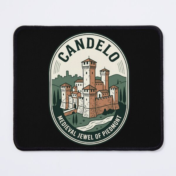Item preview, Candelo Italy Medieval Village Vintage Travel Emblem designed and sold by k3rstman1.