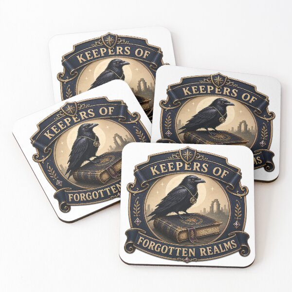 Item preview, Keepers of Forgotten Realms – Fantasy Reader Raven Book Design designed and sold by Digital Culture Studio.