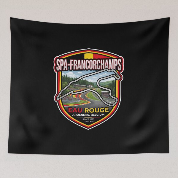 Item preview, Spa-Francorchamps Circuit Legendary Speed And Racing Passion designed and sold by enzoade.