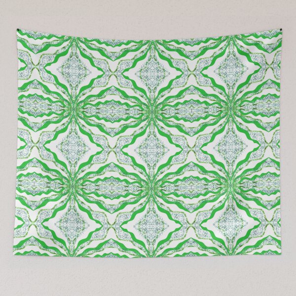 Item preview, Bright Emerald Green and Gold Glitter (faux effect) Mandala  designed and sold by Saburkitty.