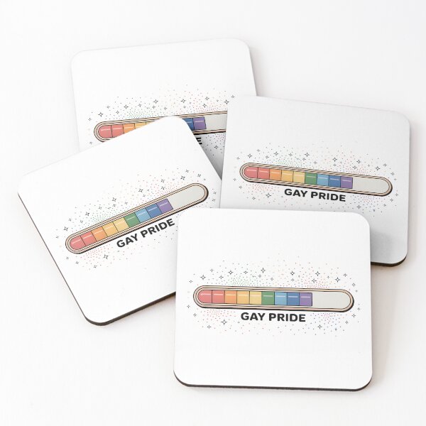 Item preview, Gay Pride Rainbow Loading Bar Design designed and sold by dombursaidpos.